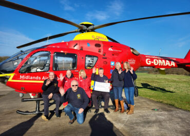 More donations to the Midlands Air Ambulance and Toiletries for Ross Community Hospital